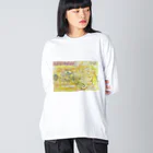 あゆりんのカットビ　カッ太ろう ビッグシルエットロングスリーブTシャツ