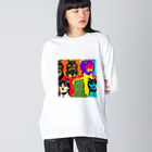 withCatsの昨日突然家に猫が来た、しかも6匹 Big Long Sleeve T-Shirt