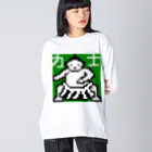 LalaHangeulの力士くん ビッグシルエットロングスリーブTシャツ