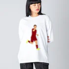 CalcioのGladiator Big Long Sleeve T-Shirt