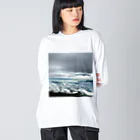 タツノオトシゴローズのsea ​​of ​​clouds Big Long Sleeve T-Shirt