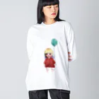 KOCMOC　コスモスのお人形さんシリーズ Big Long Sleeve T-Shirt