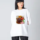 あゆのしおやきの白玉あんみつ Big Long Sleeve T-Shirt