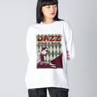 Hungry FreaksのJAZZ: Night & Music Big Long Sleeve T-Shirt