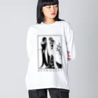 Hungry Freaksのビアズリー「ヨハネとサロメ」 Big Long Sleeve T-Shirt