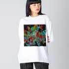 dcp オフィシャルグッズのdcpロゴ Big Long Sleeve T-Shirt