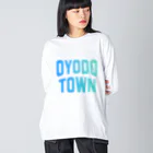 JIMOTOE Wear Local Japanの大淀町 OYODO TOWN Big Long Sleeve T-Shirt