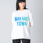 JIMOTOE Wear Local Japanの中能登町 NAKANO TOWN Big Long Sleeve T-Shirt