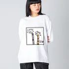 ゆうあーとのCHINとANAのコンビ ビッグシルエットロングスリーブTシャツ