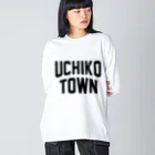 JIMOTOE Wear Local Japanの内子町 UCHIKO TOWN Big Long Sleeve T-Shirt