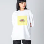 dream of sheepのChill out(レコード) ビッグシルエットロングスリーブTシャツ