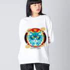 サイベリアンの百ですの【サイベリアンの百（1）】Siberian Hyaku Big Long Sleeve T-Shirt