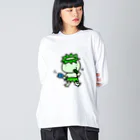 amakara_のきゅうり喰うカッパ Big Long Sleeve T-Shirt