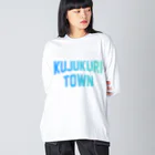 JIMOTOE Wear Local Japanの九十九里町 KUJUKURI TOWN ビッグシルエットロングスリーブTシャツ