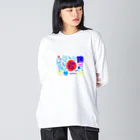 kazuuuuuのにほん ビッグシルエットロングスリーブTシャツ