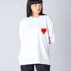 かえぴょんのHave life. But, not loveシリーズ Big Long Sleeve T-Shirt