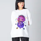 Rate Latteのぎが・らてち Big Long Sleeve T-Shirt