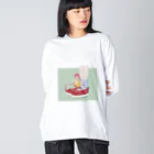 fu-ko_2311のスニーカーの妖精さん ビッグシルエットロングスリーブTシャツ