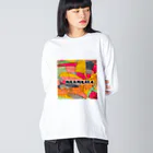 ぷにっとショップの言語化しないちゃん ビッグシルエットロングスリーブTシャツ