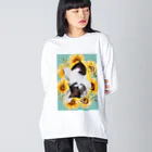 momo_emiの秋　モモエミ ビッグシルエットロングスリーブTシャツ