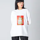 SUZURI.KEY-CHANのダンギク作品番組BF0928 Big Long Sleeve T-Shirt