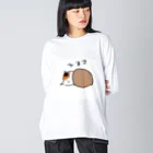 lunar eclipseのおやすみー(( _ _ ))..zzzZZ ビッグシルエットロングスリーブTシャツ