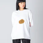 アソビタビのにこにこポテトくん ビッグシルエットロングスリーブTシャツ