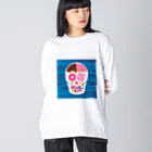 杜の魚の甘落 Big Long Sleeve T-Shirt