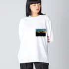 Heychoのyuyake ビッグシルエットロングスリーブTシャツ