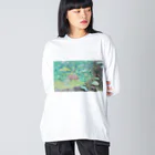 K-aquariumの彩り ビッグシルエットロングスリーブTシャツ