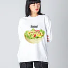 DRIPPEDのSalad-サラダ- Big Long Sleeve T-Shirt