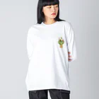 神風-KAMIKAZE-の門松 Big Long Sleeve T-Shirt