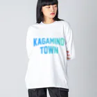 JIMOTOE Wear Local Japanの鏡野町 KAGAMINO TOWN Big Long Sleeve T-Shirt