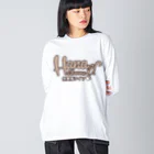 HanaChannel_hogonekoLifeのHana Channel ロゴグッズ Big Long Sleeve T-Shirt