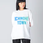 JIMOTO Wear Local Japanの一戸町 ICHINOHE TOWN ビッグシルエットロングスリーブTシャツ