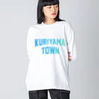 JIMOTOE Wear Local Japanの栗山町 KURIYAMA TOWN ビッグシルエットロングスリーブTシャツ