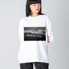 FILM CANERA FANのBeach ビッグシルエットロングスリーブTシャツ