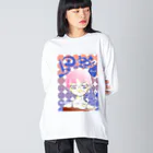 乾燥水路suzuri!の星の虹彩4メインビジュアル Big Long Sleeve T-Shirt