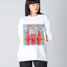 egg Artworks & the cocaine's pixの『castle of märchen.』 Big Long Sleeve T-Shirt