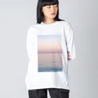 Sunfresh / サンフレッシュ のGradation ビッグシルエットロングスリーブTシャツ