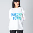 JIMOTO Wear Local Japanの箱根町 HAKONE TOWN ビッグシルエットロングスリーブTシャツ