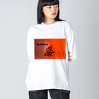 Ｔshirt_Buffaloの我慢しない生き方 Big Long Sleeve T-Shirt