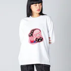 feee.co/フィー子(マーメイド)のダンスフロアに佇むモガ ビッグシルエットロングスリーブTシャツ