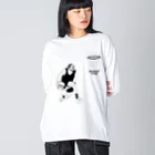 Basketball DinerのBasketball Diner ロゴOT Big Long Sleeve T-Shirt