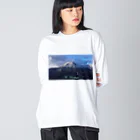 D-aerialのシネマティック蓼科山 Big Long Sleeve T-Shirt