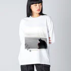 秘密結社猫のために生きよの田代島にゃんシリーズ　平和な日常 Big Long Sleeve T-Shirt