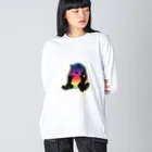 ヒロシオーバーダイブの無敵中のパンダ Big Long Sleeve T-Shirt