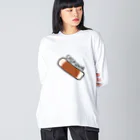 CHIKUWAZUKIのノーマルちくわ Big Long Sleeve T-Shirt