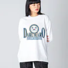 かんちょりさんのだるまろ-いまどきカレッジT ビッグシルエットロングスリーブTシャツ