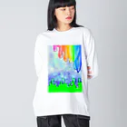 ▲ゆっこ(岩手産のスカイツリー )▲のレインボーさん Big Long Sleeve T-Shirt